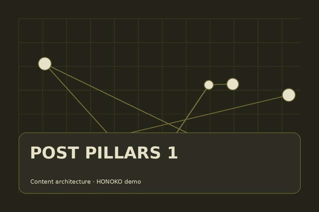 Imagen demo HONOKO: post pillars 1