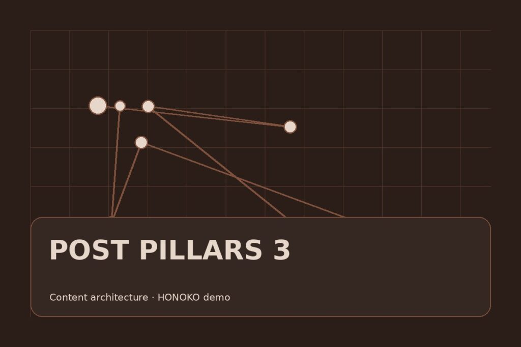 Imagen demo HONOKO: post pillars 3