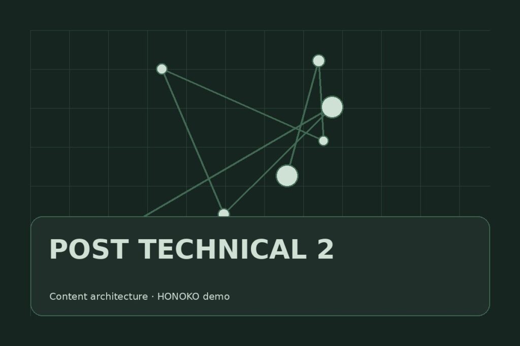 Imagen demo HONOKO: post technical 2